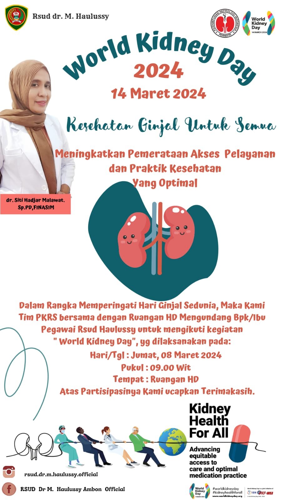 Hari Ginjal Sedunia (08 Maret 2024)