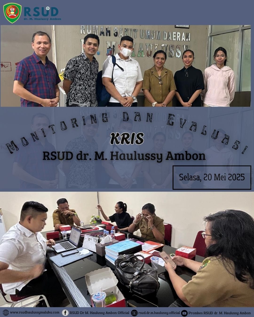 Monev KRIS Kemenko Pemberdayaan Masyarakat di RSUD dr. M. Haulussy Ambon - Selasa 20 Mei 2025.jpeg
